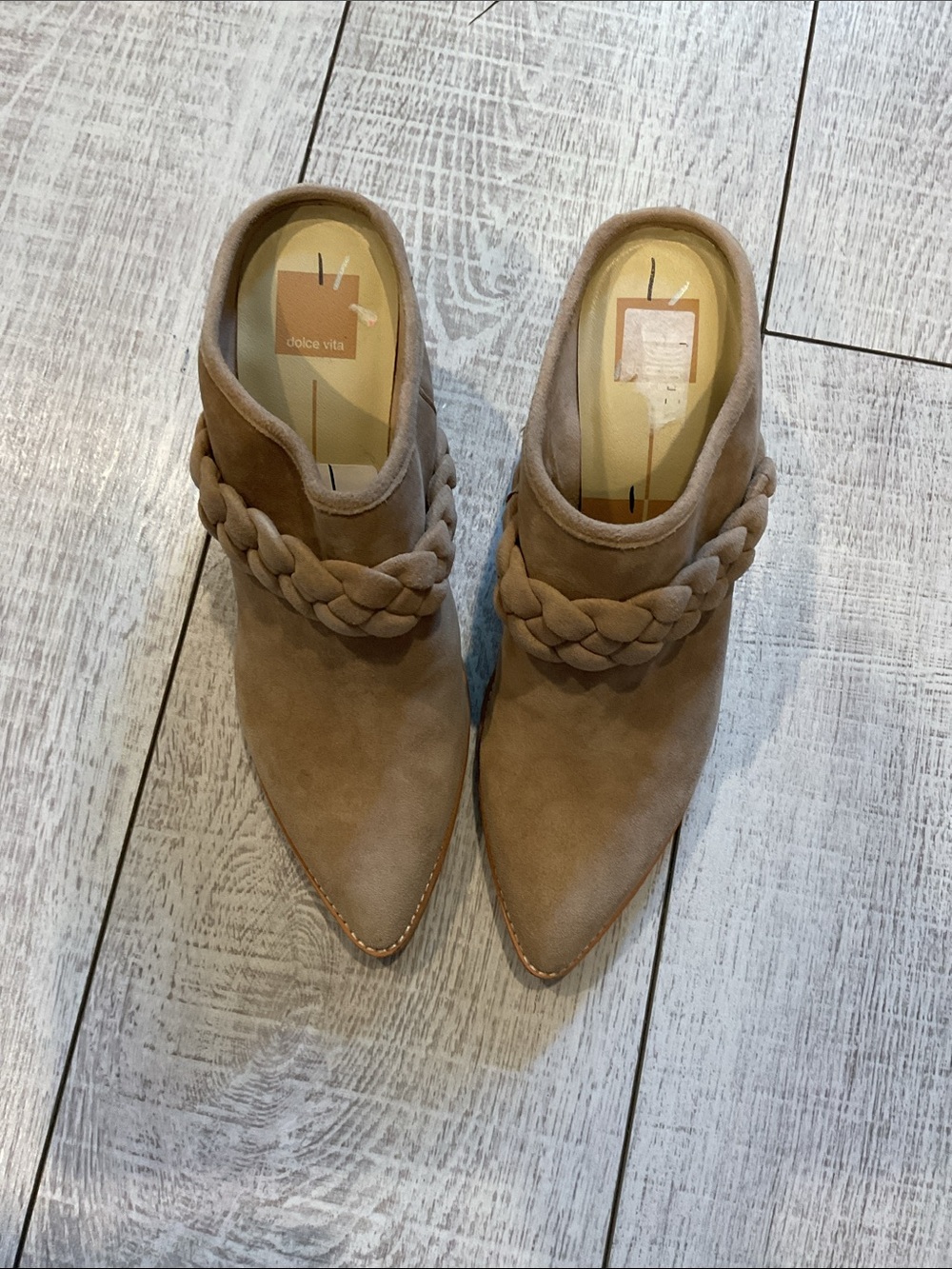 NWT Dolce Vita suede mules
